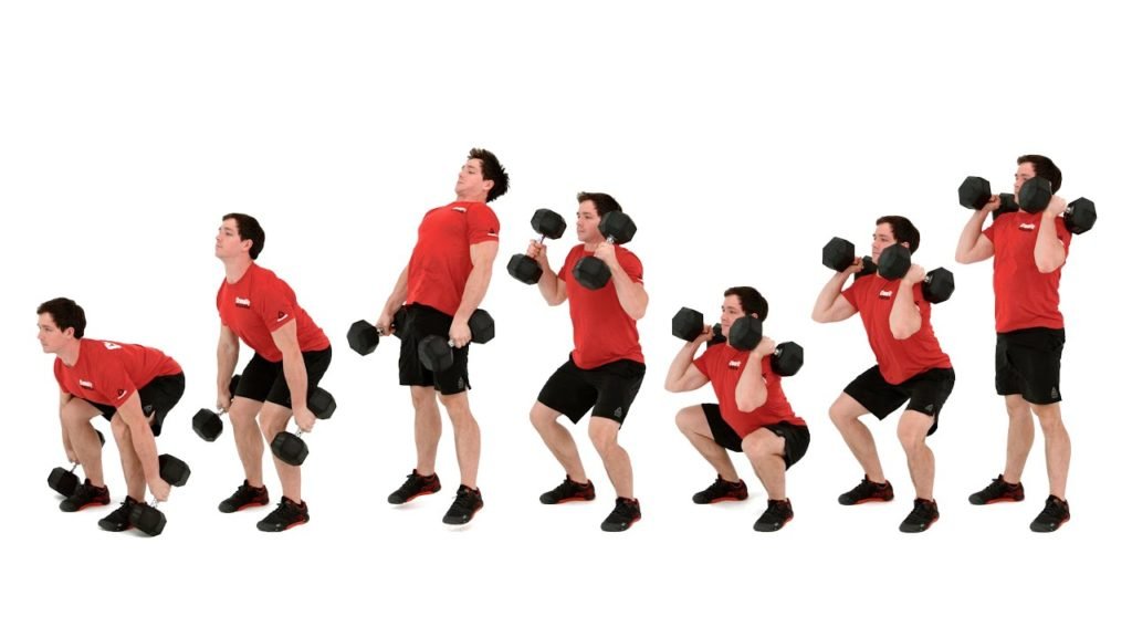 How to do dumbbell clean